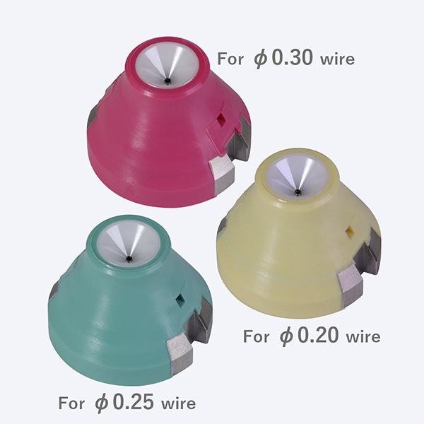 ワイヤガイド(COLOR)　ソディック用 線径φ0.25 ガイド穴径φ0.255 上下部共通